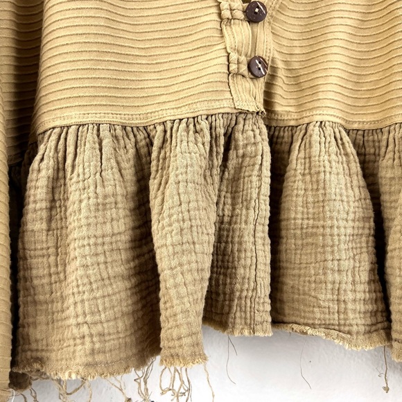 (Never Worn) Free People Dallas Henley Top — (M) - Picture 8 of 10